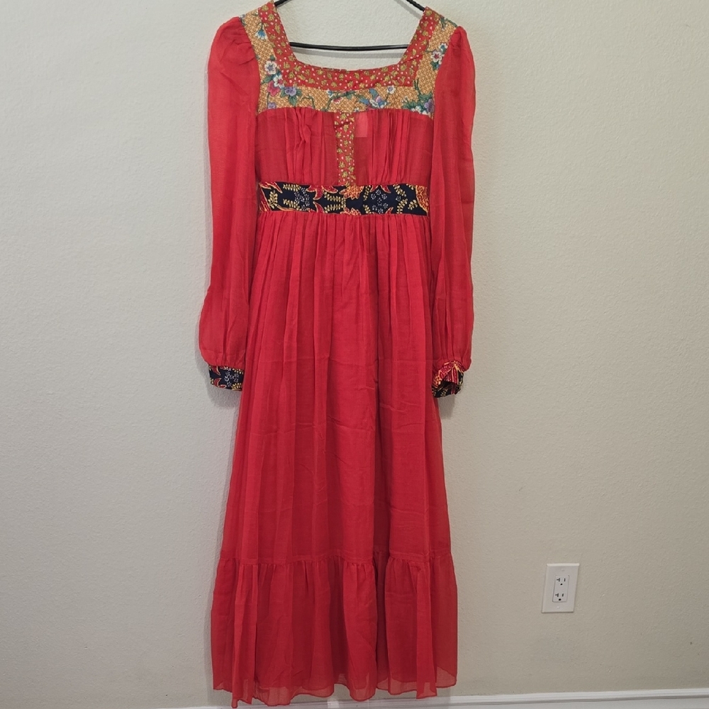 Young‎ Edwardian By Aspeja 70s Vintage Maxi Dress 13